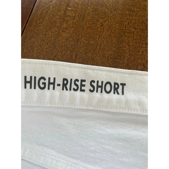 J. Crew High Rise Denim Short in White Size 35 style BF382 - Picture 6 of 8
